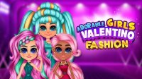 Adorable Girls Valentino Fashion Game