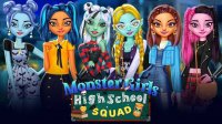 Monster Girls High School Squad Dress Up Game