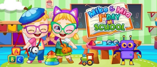 Mike and Mia First Day at School: Fun Kids Game