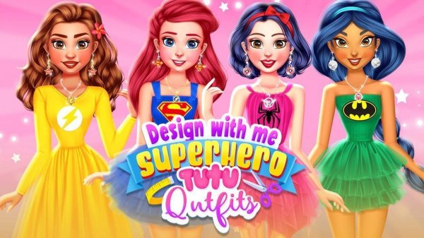 Design With Me SuperHero Tutu Outfits - Fashion Game