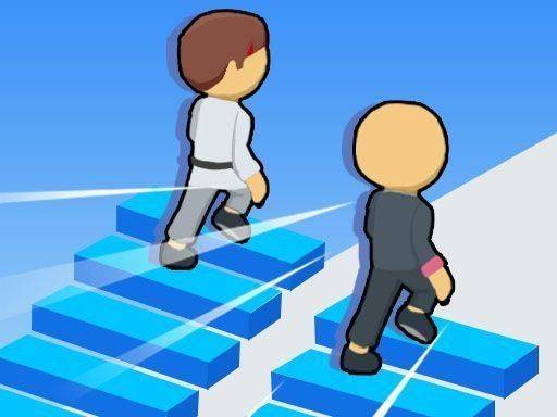 Stair Run Online 2 - Fun Running Game