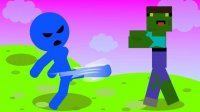 Stickman Zombie Escape - Parkour Adventure Game