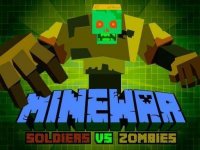 MineWar Soldiers vs Zombies - Strategy Defense Game