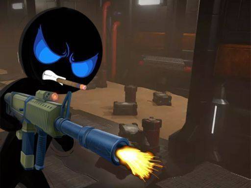 Stickman Agent Cold Space Rescue