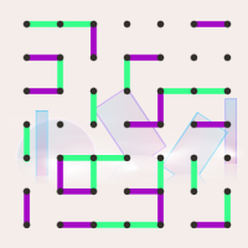 Dots and Boxes Classic Puzzle