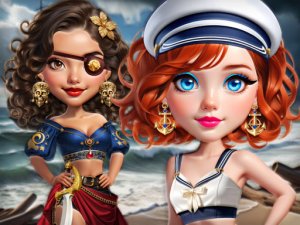 Sailor Chic vs Pirate Charm Fashion