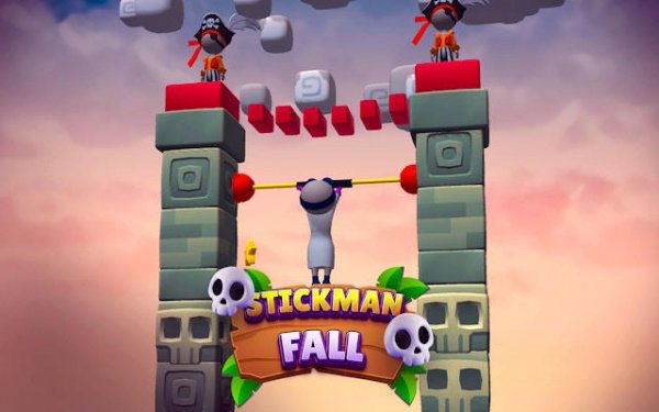 Sticky Figure Vertical Drop Puzzle